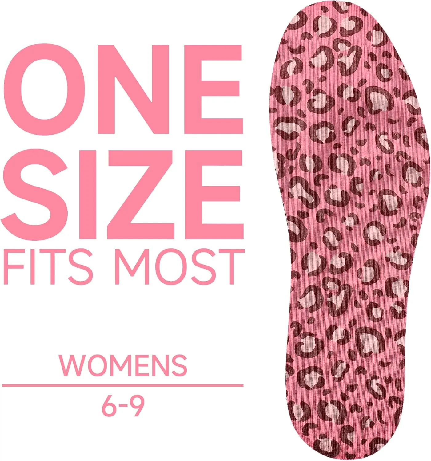 6 Pair Pack Anti Odor Shoe Insoles Inserts for Shoes Women Comfort Women's No Show Socks Washable Barefoot Shoe Insert Thin Insoles for Women
