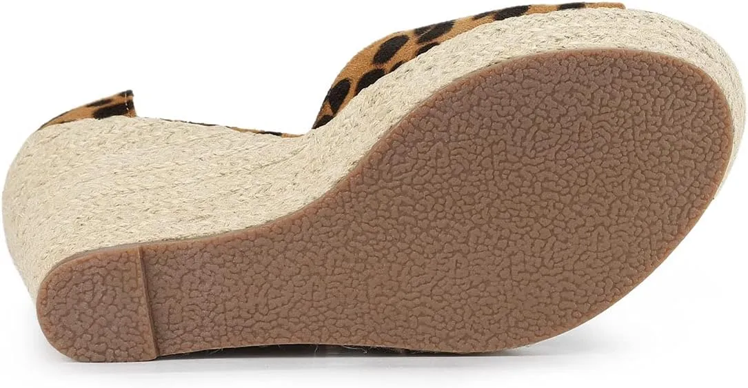 Allegra K Women's Espadrilles Tie Up Ankle Strap Wedges Sandals