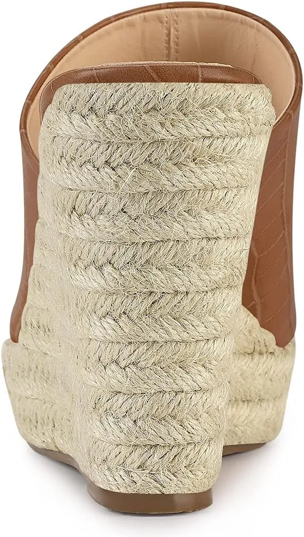 Allegra K Women's Espadrilles Wedges Wedge Sandals