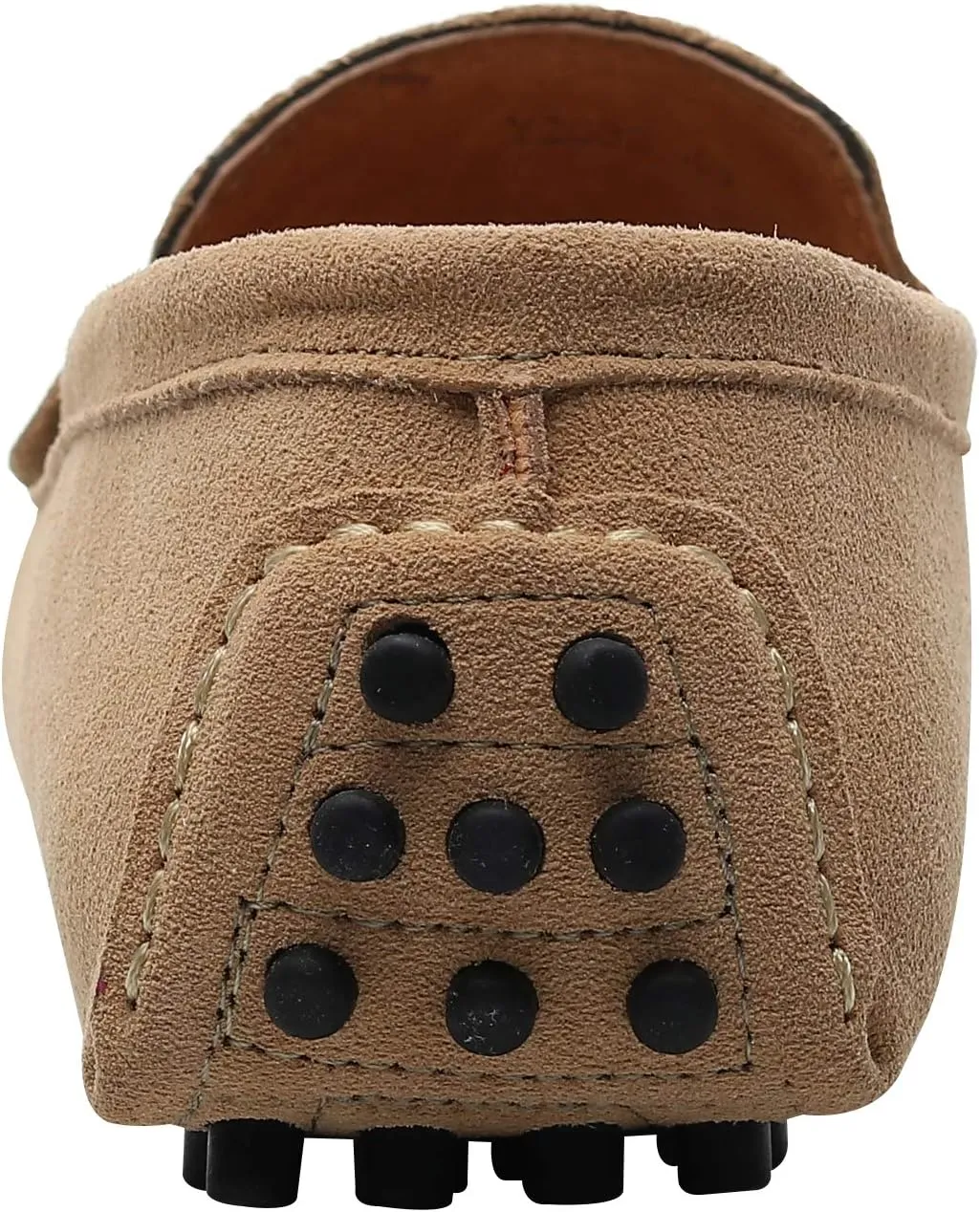 ANUFER Men's Suede Leather Penny Loafers Comfort Driving Shoes Moccasin Slippers