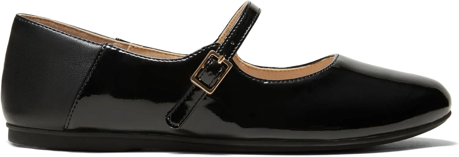 Arromic Ballet Flats for Women Round Toe Mary Jane Shoes Comfortable Dressy Women Flats Adjustable Straps Washable Knit Slip On Shoes