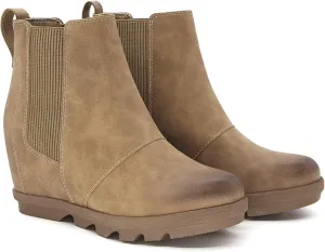 Athlefit Women's Wedge Boots Comfortable Ankle Wedge Booties