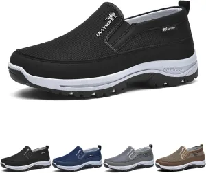 Auguscare Shoes Men, Men's Arch Support Espadrilles, Outdoor Leisure Non-Slip Orthopedic Sports Shoes Flat Walking Shoes