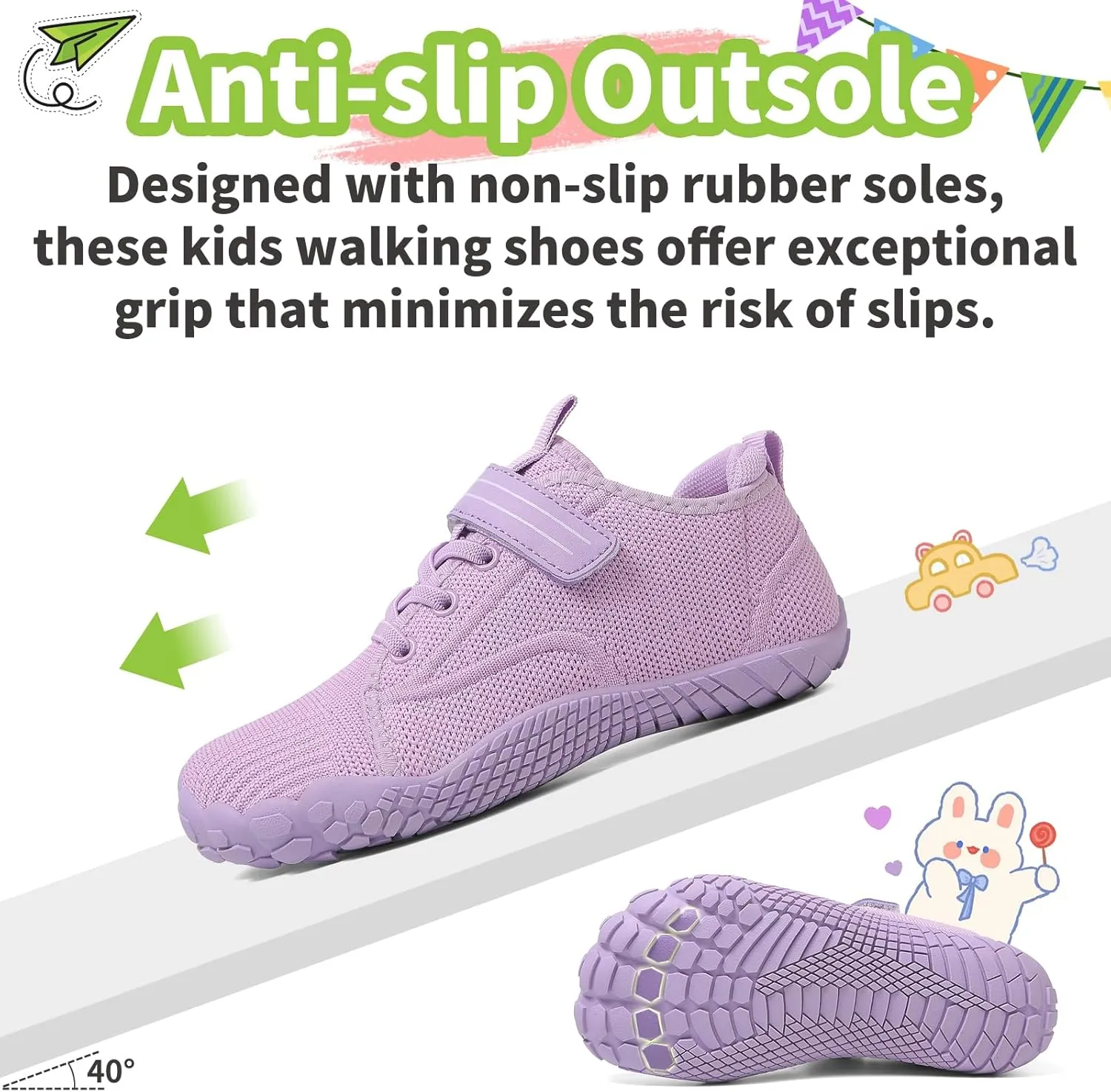 Barefoot Shoes Kids Wide Toe Box Shoes Boys Girls Footwear Zero Drop Orthopedic Minimalist Walking Sneakers for Little/Big Kids Indoor Outdoor Lightweight Running Wrestling Tennis