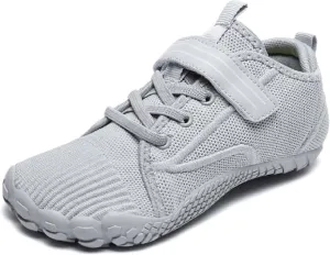 Barefoot Shoes Kids Wide Toe Box Shoes Boys Girls Footwear Zero Drop Orthopedic Minimalist Walking Sneakers for Little/Big Kids Indoor Outdoor Lightweight Running Wrestling Tennis