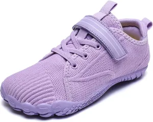 Barefoot Shoes Kids Wide Toe Box Shoes Boys Girls Footwear Zero Drop Orthopedic Minimalist Walking Sneakers for Little/Big Kids Indoor Outdoor Lightweight Running Wrestling Tennis