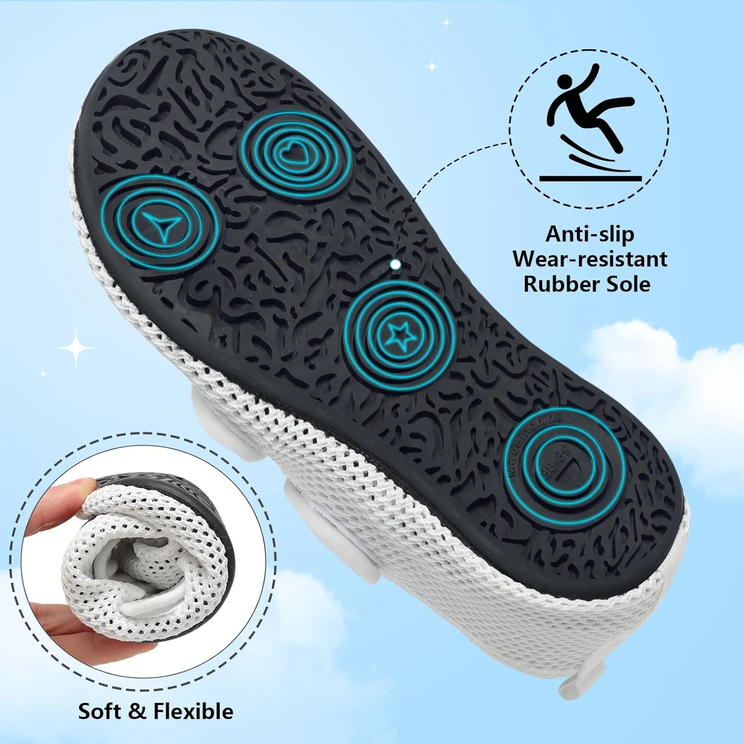 BARERUN Water Shoes Women Men Quick Dry Barefoot Beach Walking Kayaking Surfing Yoga Shoes Adjustable Wide Minimalist Sandals Slippers Indoor/Outdoor