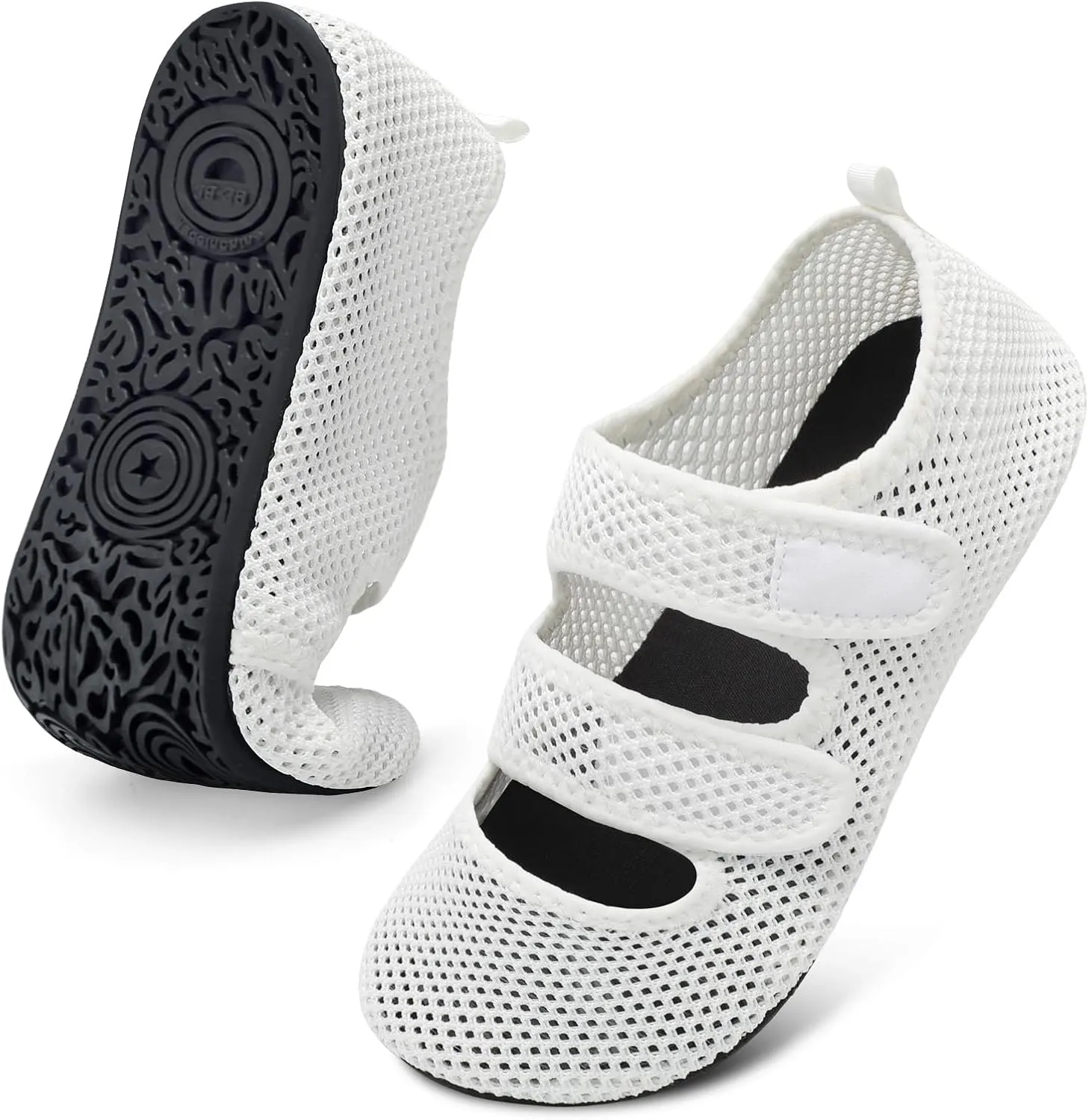 BARERUN Water Shoes Women Men Quick Dry Barefoot Beach Walking Kayaking Surfing Yoga Shoes Adjustable Wide Minimalist Sandals Slippers Indoor/Outdoor