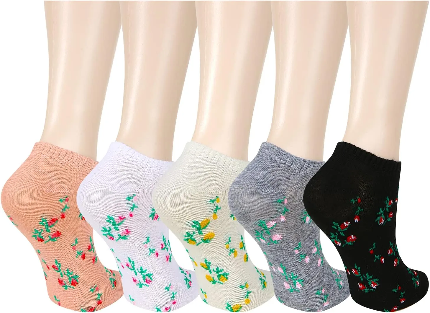 Benefeet Sox Cute Ankle Socks for Women Girls Novelty Patterned Low Cut Cotton Casual Socks Fun Colorful Summer Short Socks
