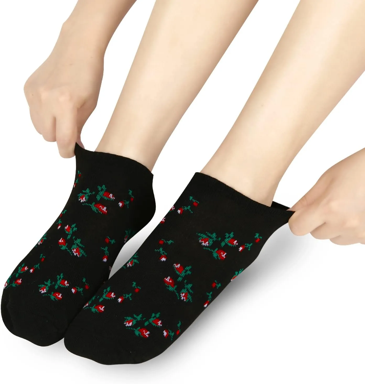 Benefeet Sox Cute Ankle Socks for Women Girls Novelty Patterned Low Cut Cotton Casual Socks Fun Colorful Summer Short Socks