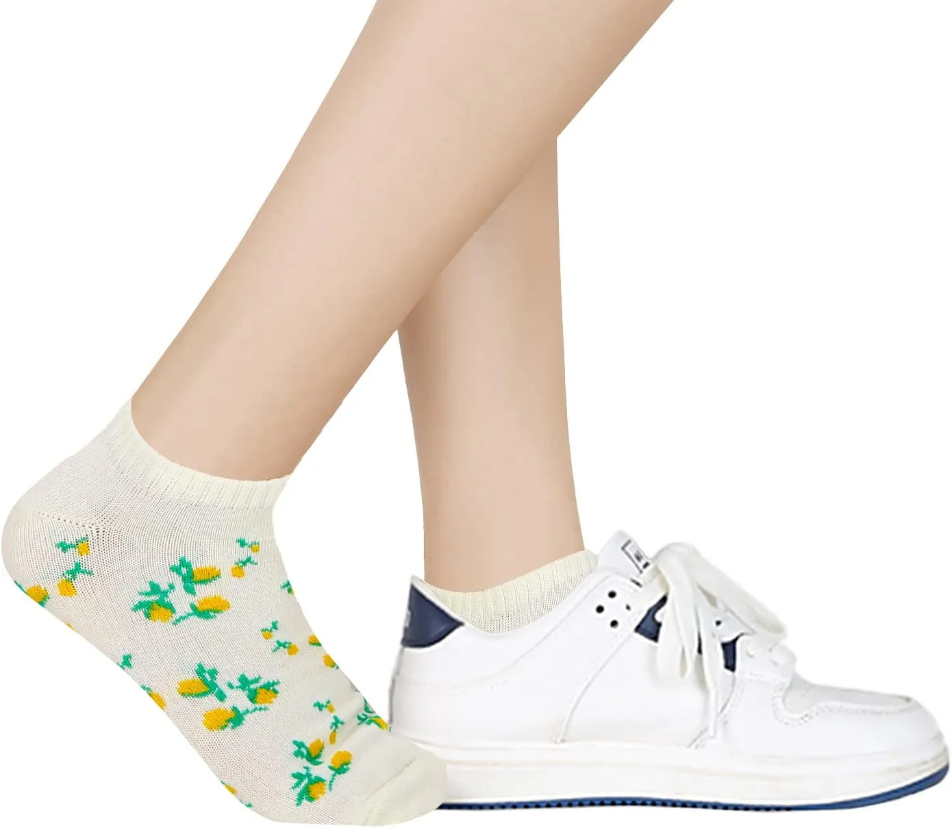 Benefeet Sox Cute Ankle Socks for Women Girls Novelty Patterned Low Cut Cotton Casual Socks Fun Colorful Summer Short Socks