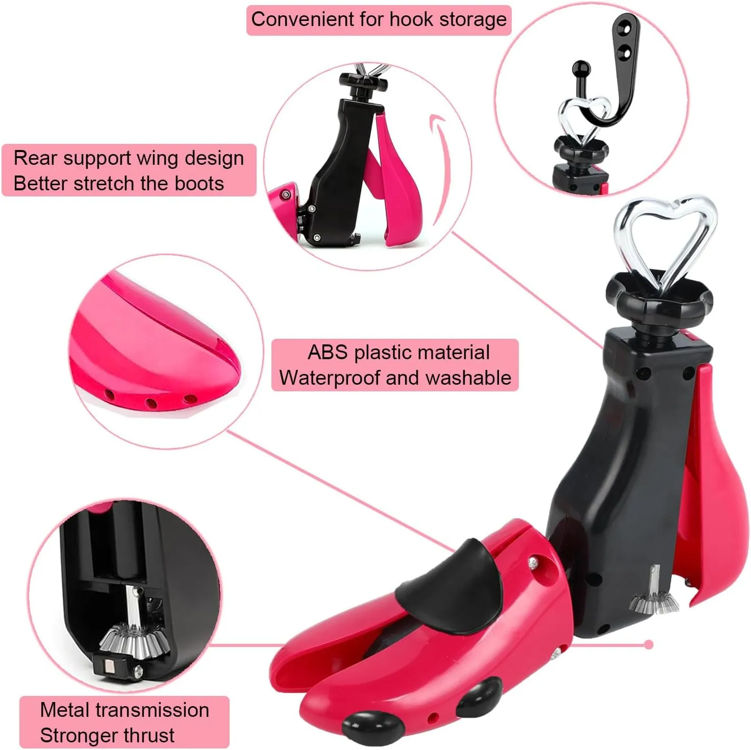 Boot Shoe Stretcher Women, Men Leather Boot Stretcher for Wide Feets, Adjustable Unisex Boot Wide Feet.
