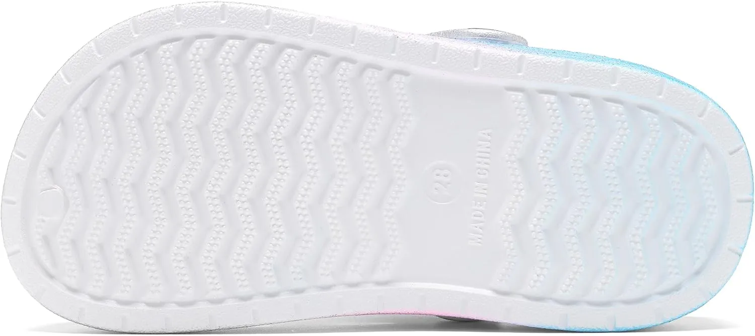 Boy Girls Comfortable Garden Clogs | Slip-On Mules Slides Sandals Beach Slipper for Little/Big Kid