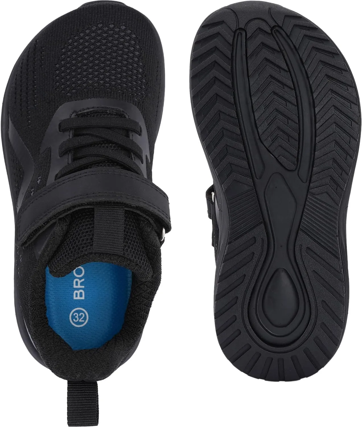 BRONAX Little/Big Kids Wide Toe Box Tennis Shoes | Athletic Running Sneakers for Boys/Girls