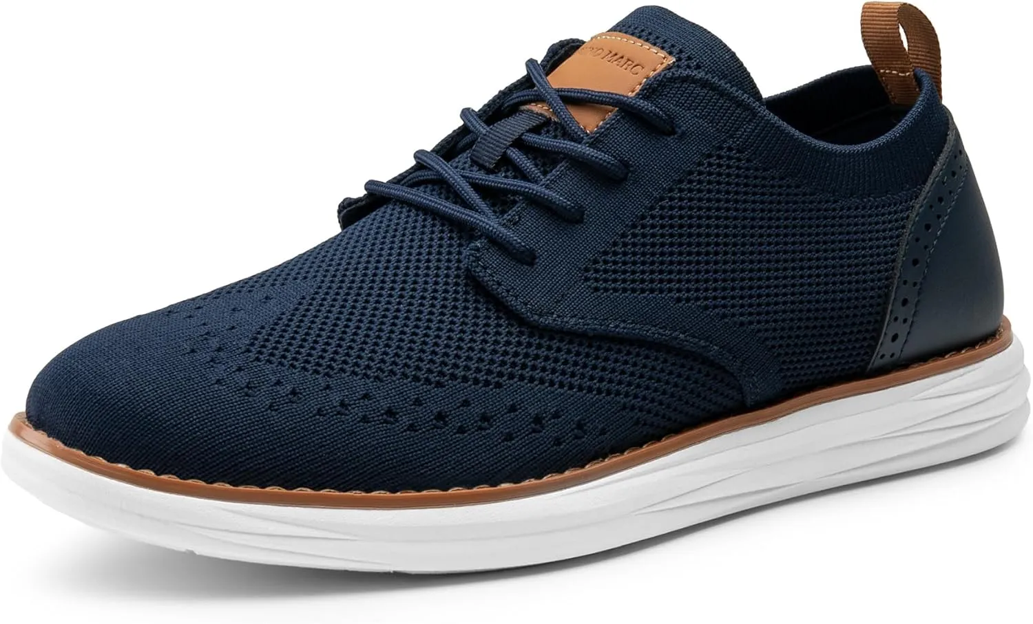 Bruno Marc Men's KnitFlex SmartCraft Mesh Oxfords Sneakers Casual Dress Lace-Up Lightweight Walking Shoes