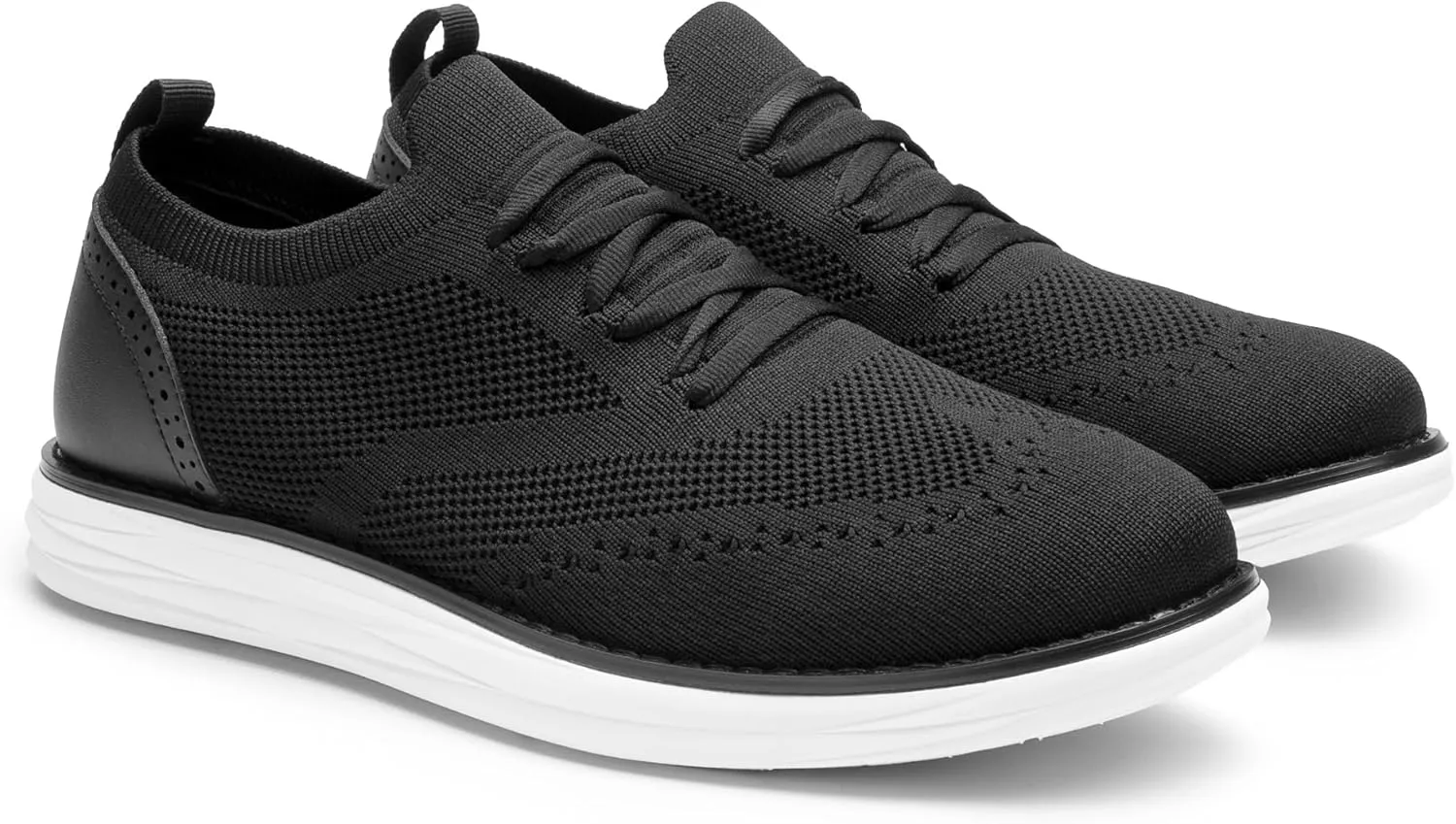 Bruno Marc Men's KnitFlex SmartCraft Mesh Oxfords Sneakers Casual Dress Lace-Up Lightweight Walking Shoes