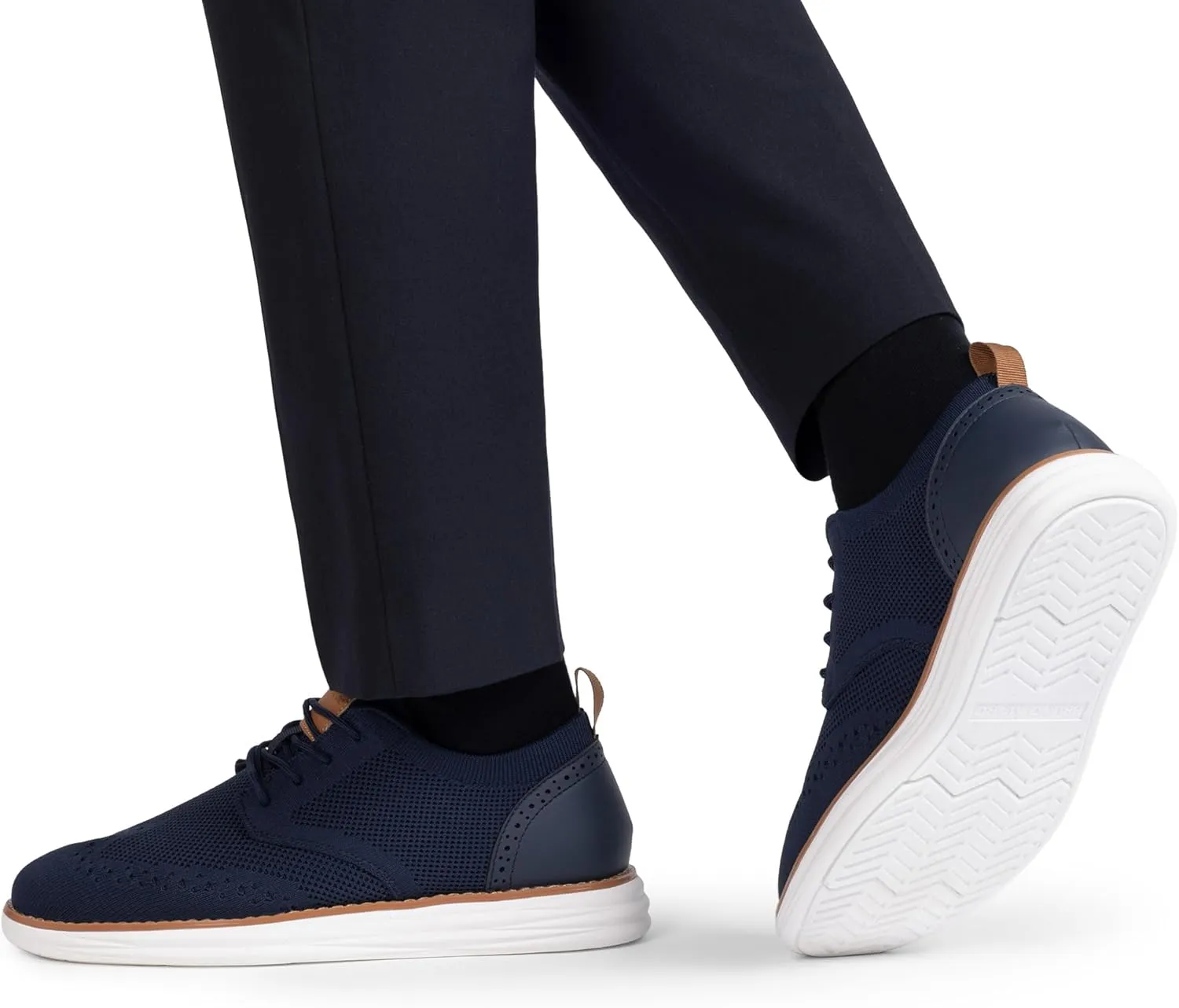 Bruno Marc Men's KnitFlex SmartCraft Mesh Oxfords Sneakers Casual Dress Lace-Up Lightweight Walking Shoes