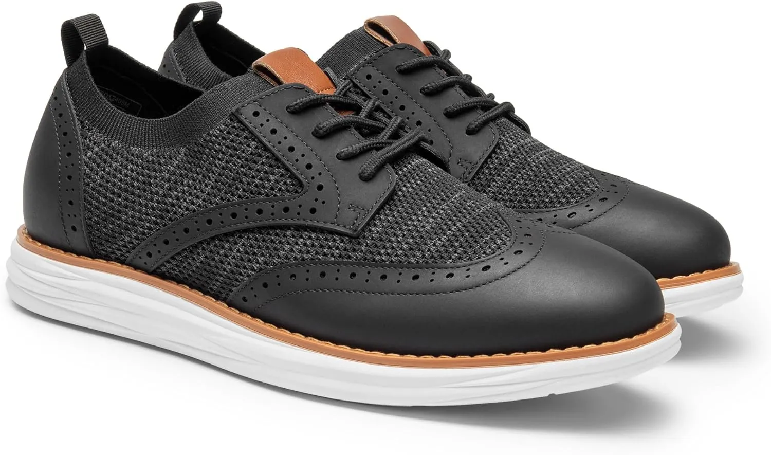 Bruno Marc Men's KnitFlex SmartCraft Mesh Oxfords Sneakers Casual Dress Lace-Up Lightweight Walking Shoes