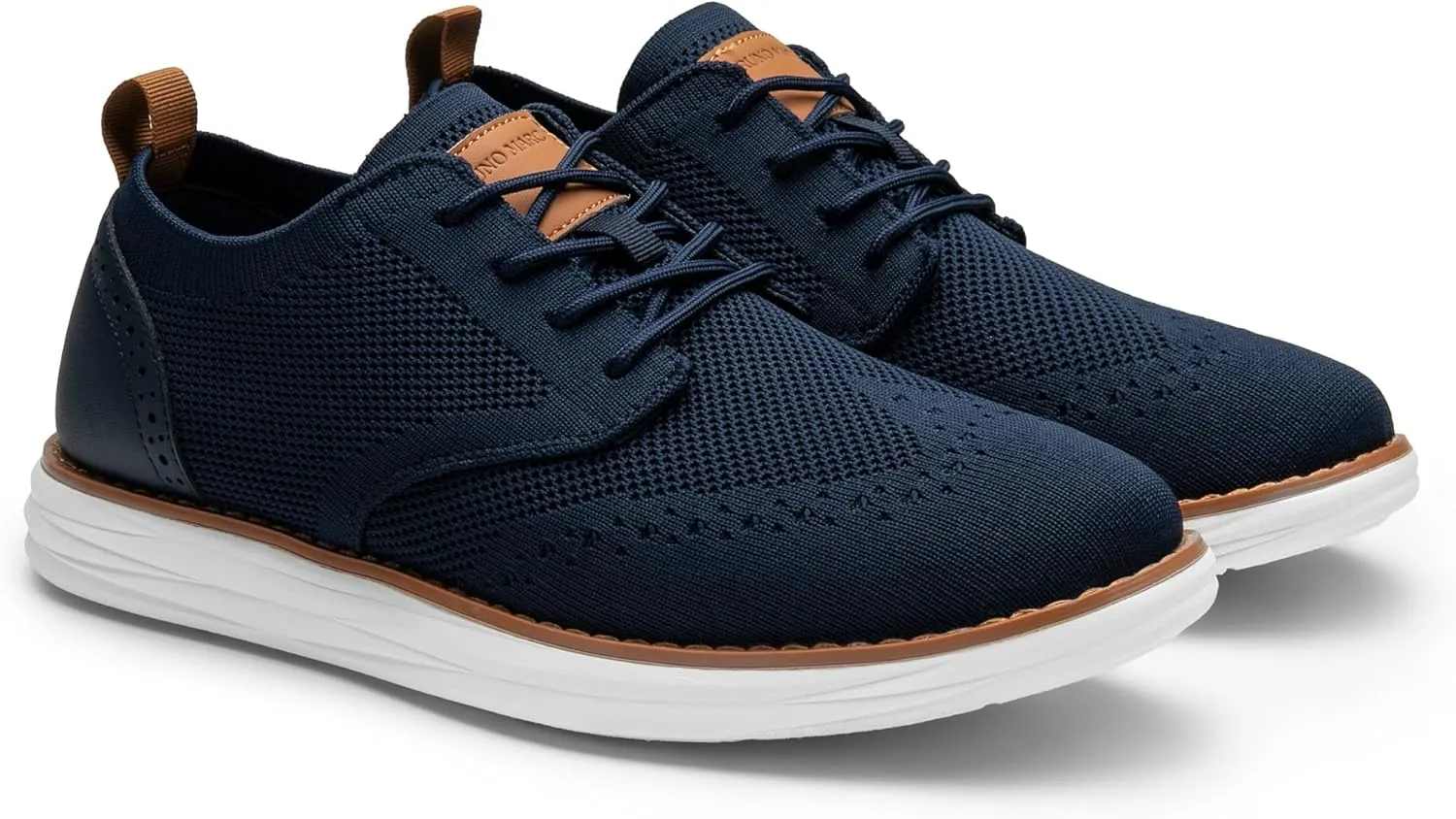 Bruno Marc Men's KnitFlex SmartCraft Mesh Oxfords Sneakers Casual Dress Lace-Up Lightweight Walking Shoes
