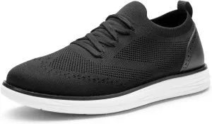 Bruno Marc Men's KnitFlex SmartCraft Mesh Oxfords Sneakers Casual Dress Lace-Up Lightweight Walking Shoes