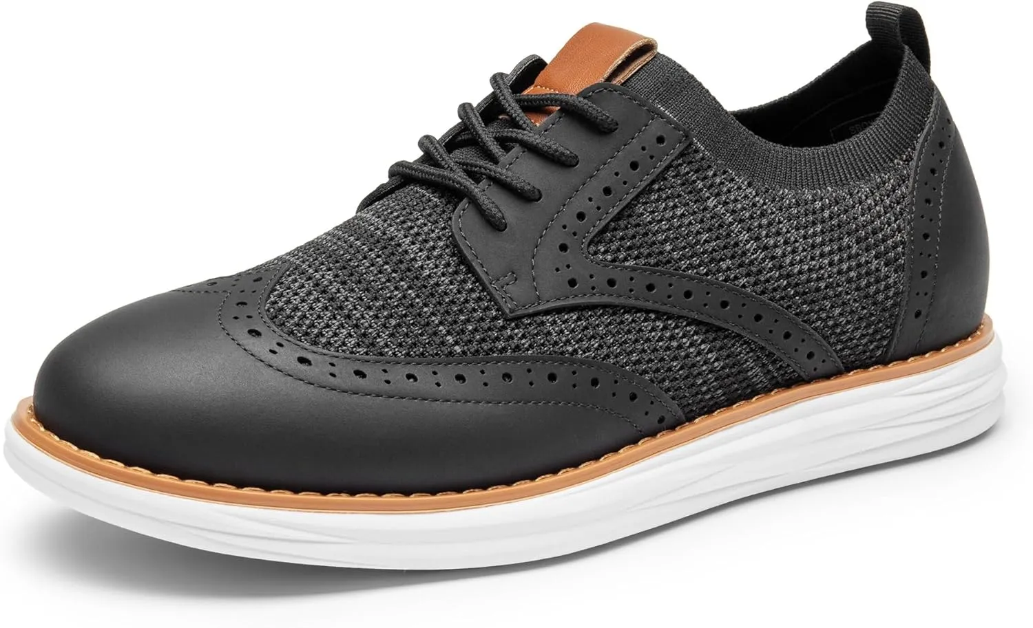 Bruno Marc Men's KnitFlex SmartCraft Mesh Oxfords Sneakers Casual Dress Lace-Up Lightweight Walking Shoes