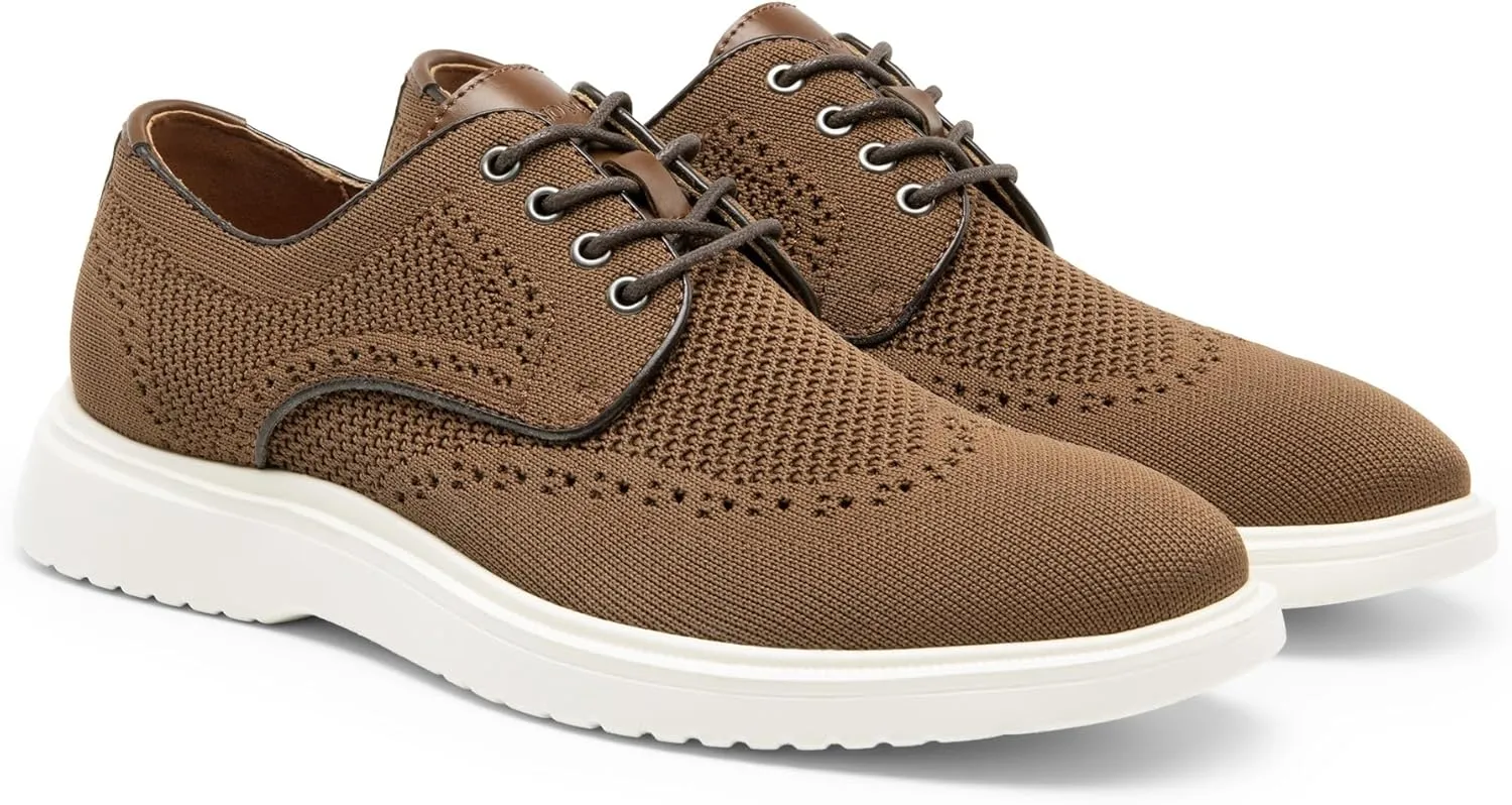 Bruno Marc Men's MaxFlex Dress Breathable Lace-Up Comfortable Fashion Oxfords Casual Shoes