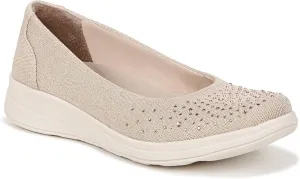 BZees Women's Golden Bright Machine Washable Slip on Loafer Sneaker