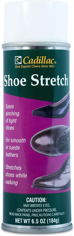 Cadillac Shoe Stretch Spray - Professional Boot & Shoe Stretcher & Softener for Women and Men | Stretch Leather, Suede, Nubuck and Other Footwear for Wide Feet