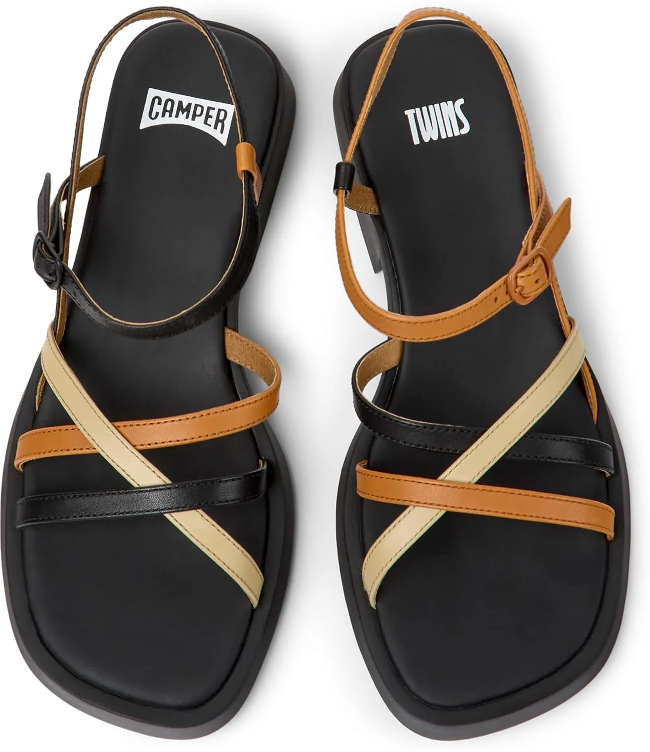 Camper Women's 2-Strap Sandal Flat
