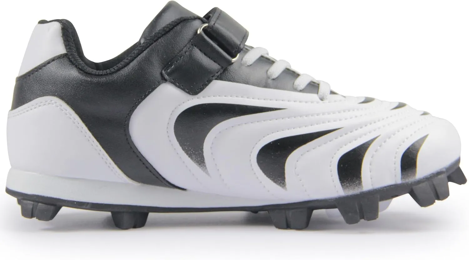CAMVAVSR Unisex-Child Baseball Cleats Kids Softball Shoes for Boys Girls Rubber Molded Little Children Big Youth Sneakers Easy to Wear Sports Footwear