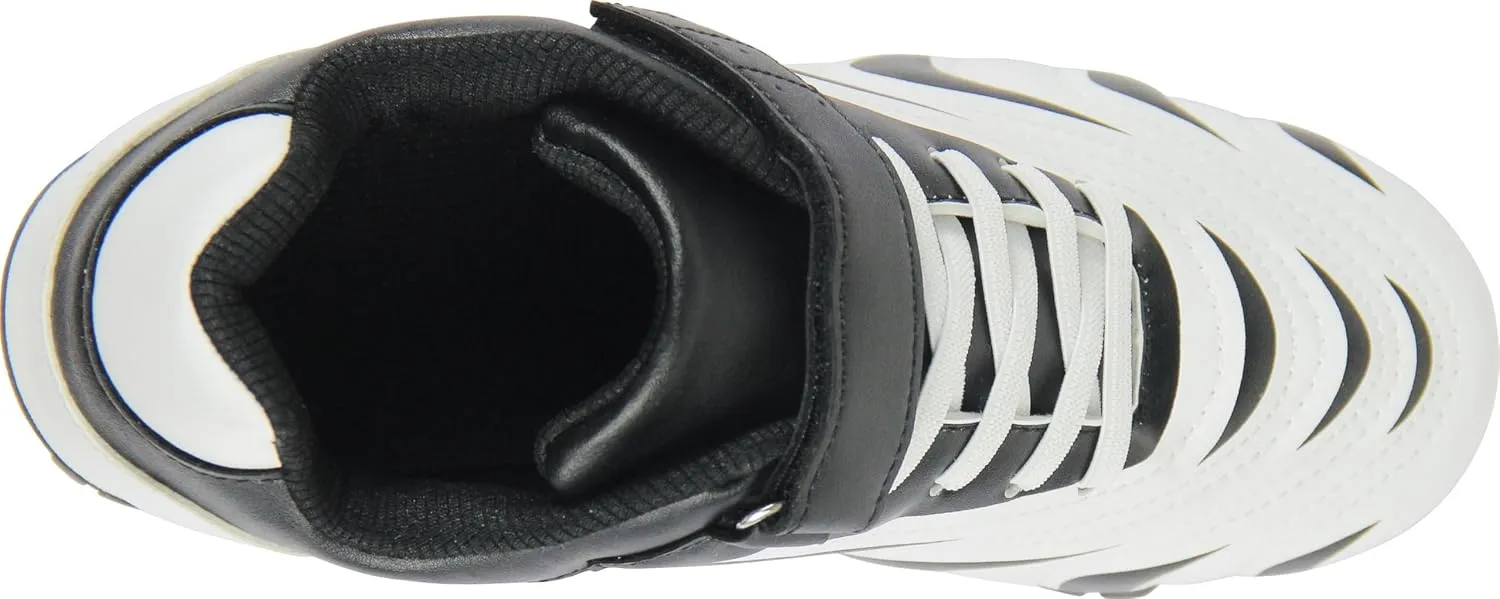 CAMVAVSR Unisex-Child Baseball Cleats Kids Softball Shoes for Boys Girls Rubber Molded Little Children Big Youth Sneakers Easy to Wear Sports Footwear