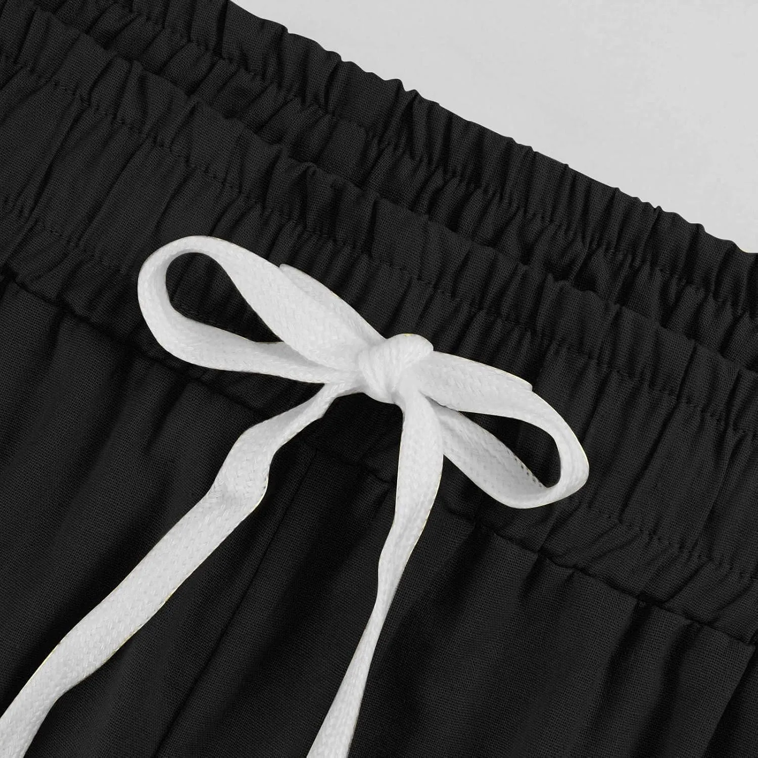 Casual Pants for Women Baggy Long Sleeve Pajama Home Suit Can Be Worn Outside Crop Linen for Women