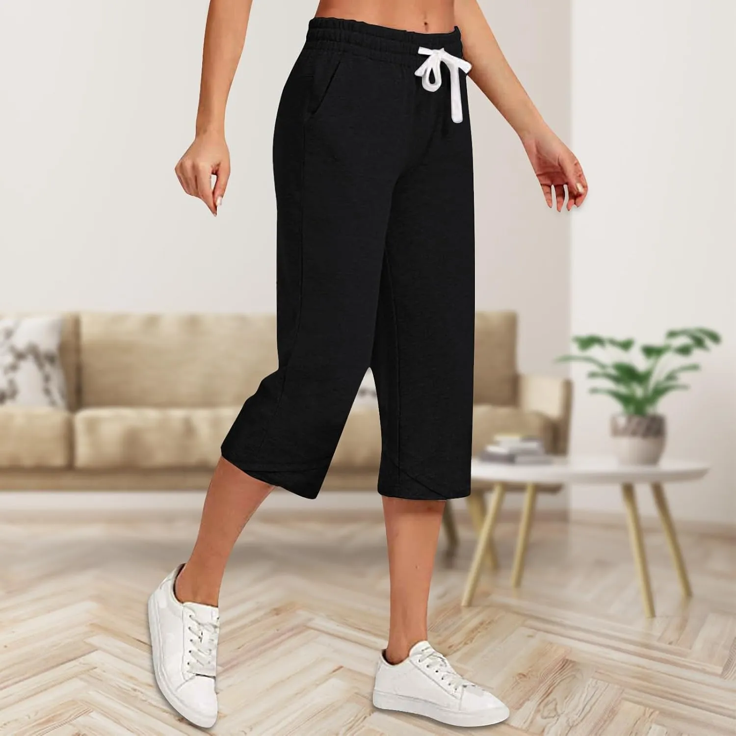 Casual Pants for Women Baggy Long Sleeve Pajama Home Suit Can Be Worn Outside Crop Linen for Women