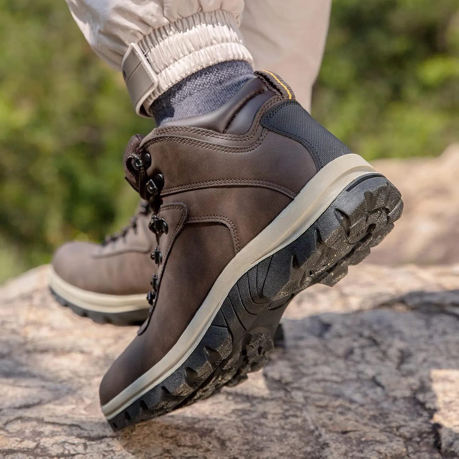 CC-Los Men's DualTrek Waterproof Hiking Boots Work Boots Size 7-14
