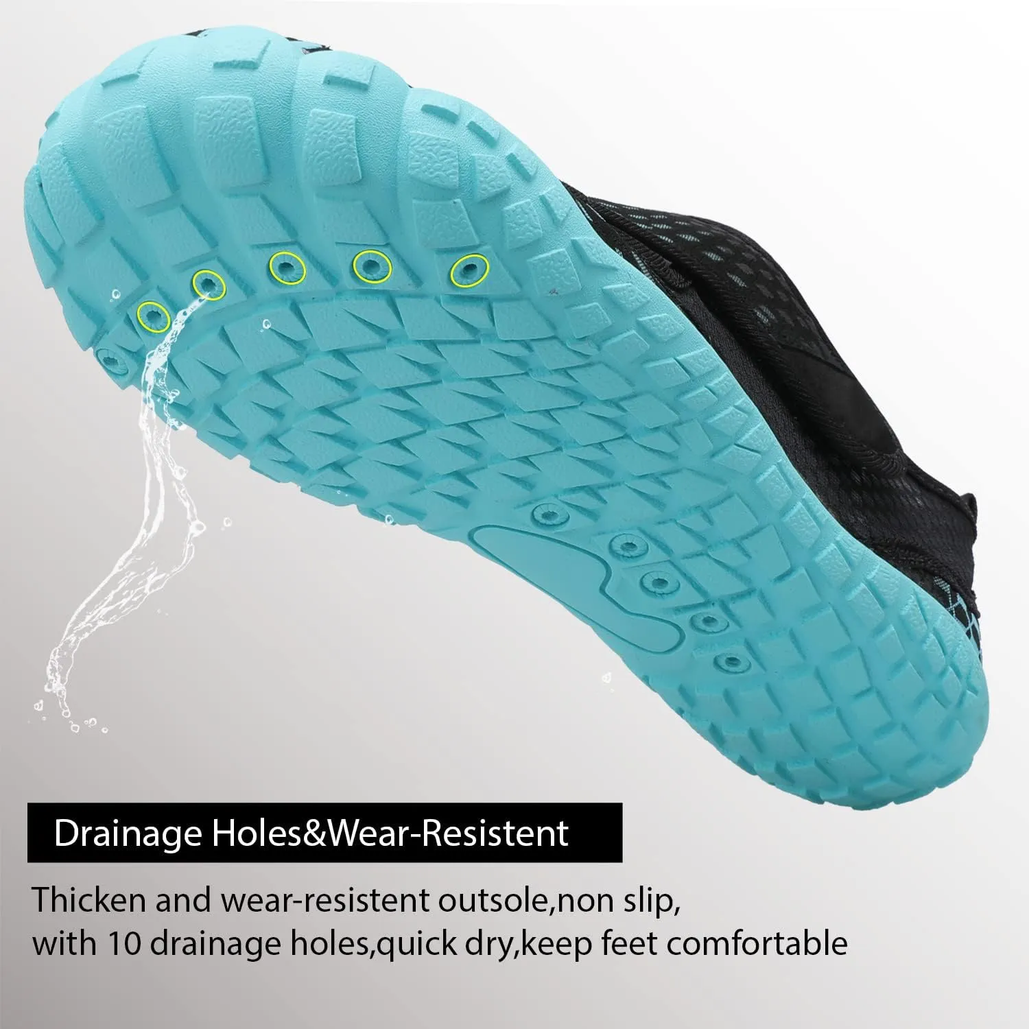 Centipede Demon Swim Water Shoes for Women Men Quick Dry Barefoot Aqua Sneakers Shoe for Beach Hiking Diving Boating River Outdoor Water Sports
