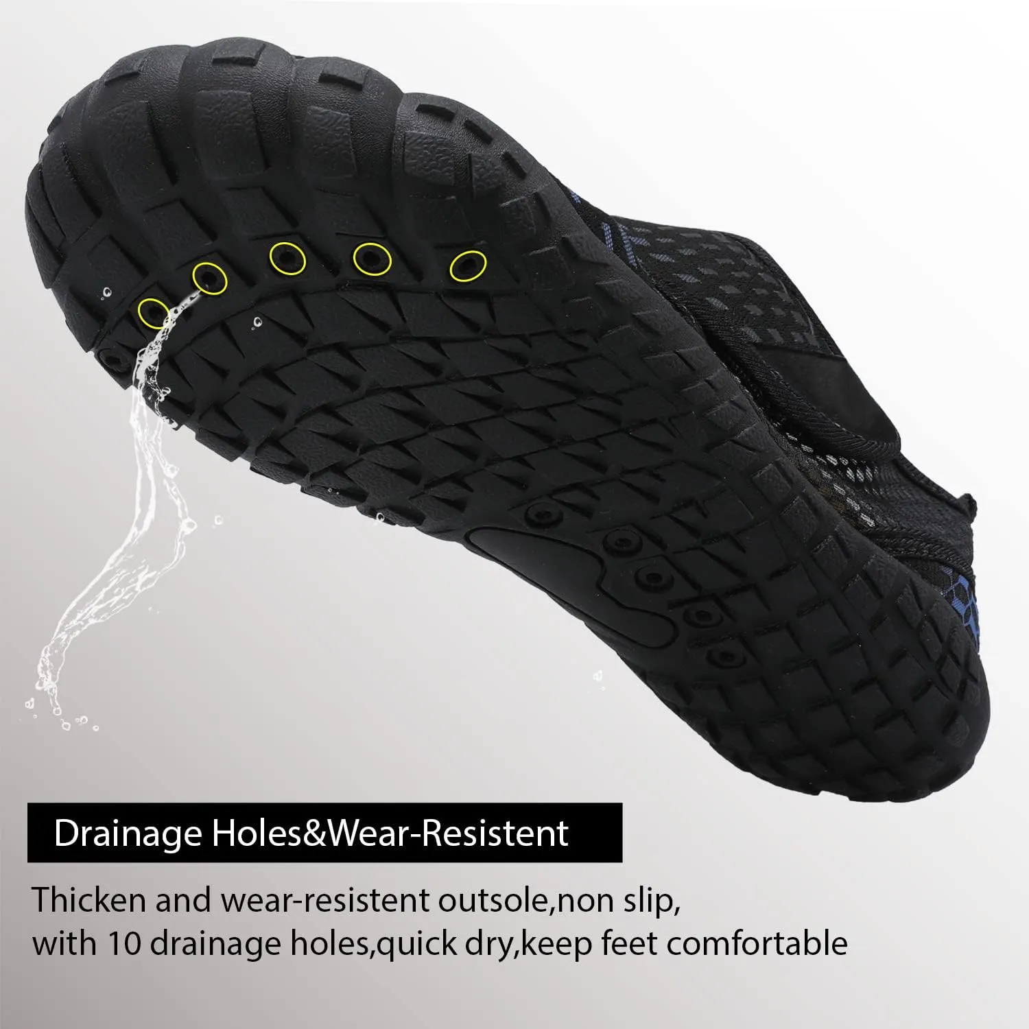Centipede Demon Swim Water Shoes for Women Men Quick Dry Barefoot Aqua Sneakers Shoe for Beach Hiking Diving Boating River Outdoor Water Sports