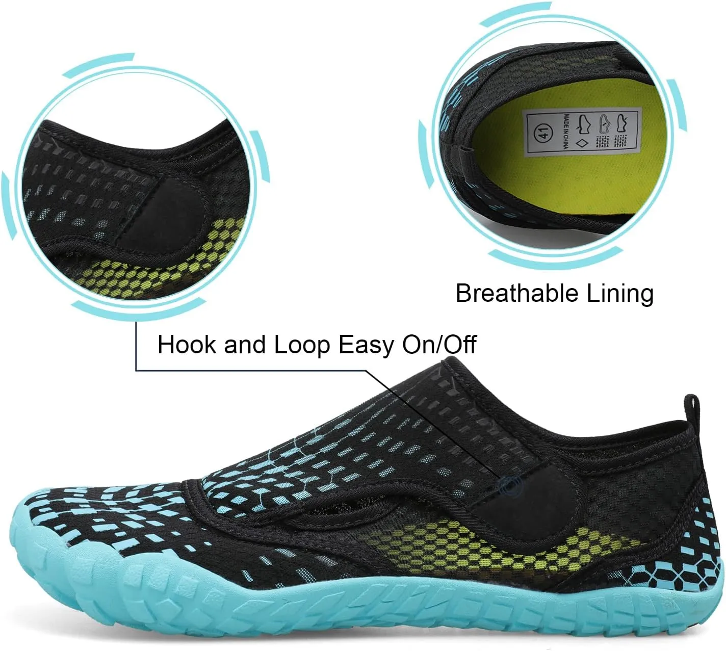 Centipede Demon Swim Water Shoes for Women Men Quick Dry Barefoot Aqua Sneakers Shoe for Beach Hiking Diving Boating River Outdoor Water Sports