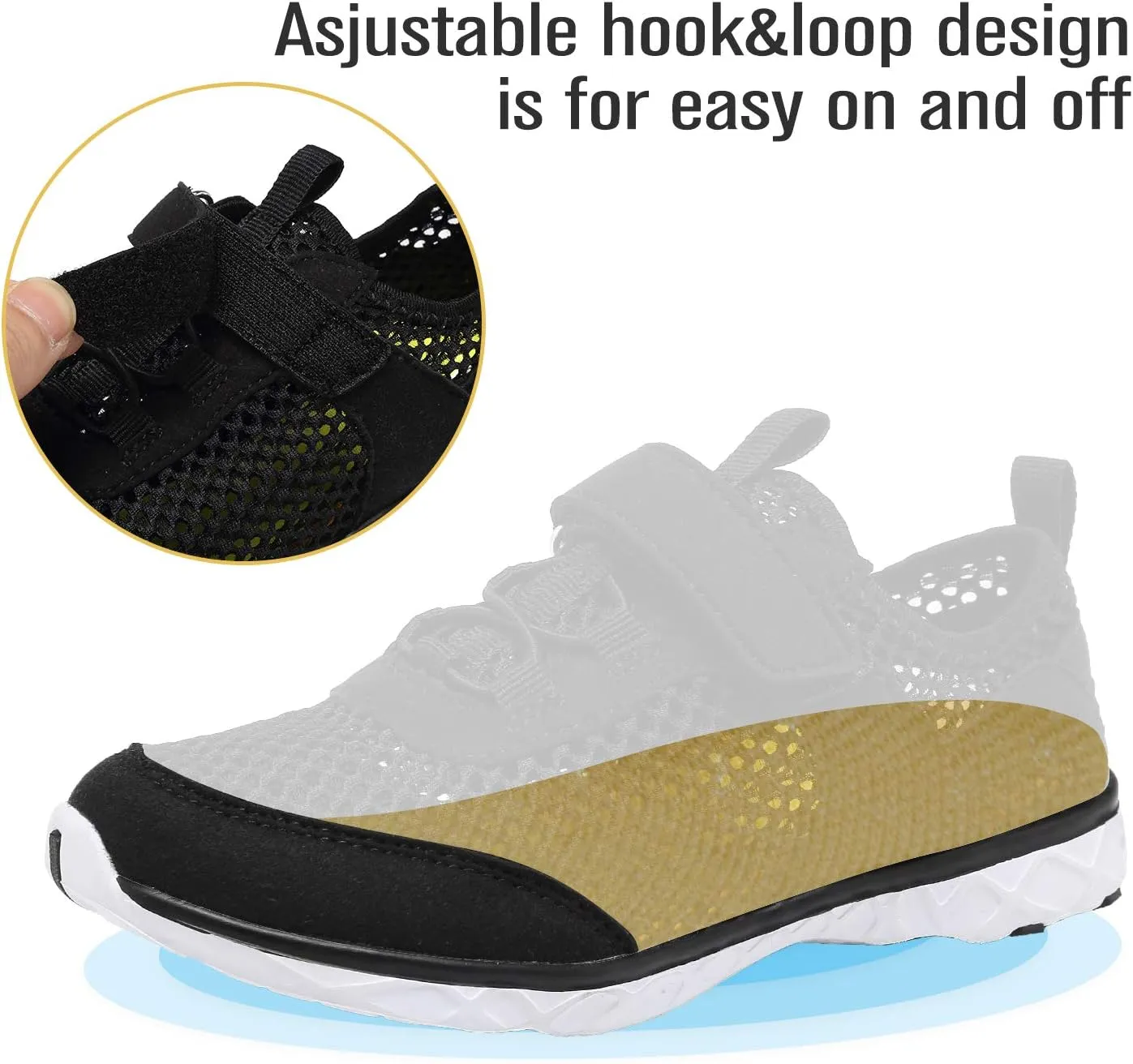 CIOR Boys & Girls Water Shoes Aqua Shoes Swim Shoes Athletic Sneakers Lightweight Sport Shoes(Toddler/Little Kid/Big Kid)