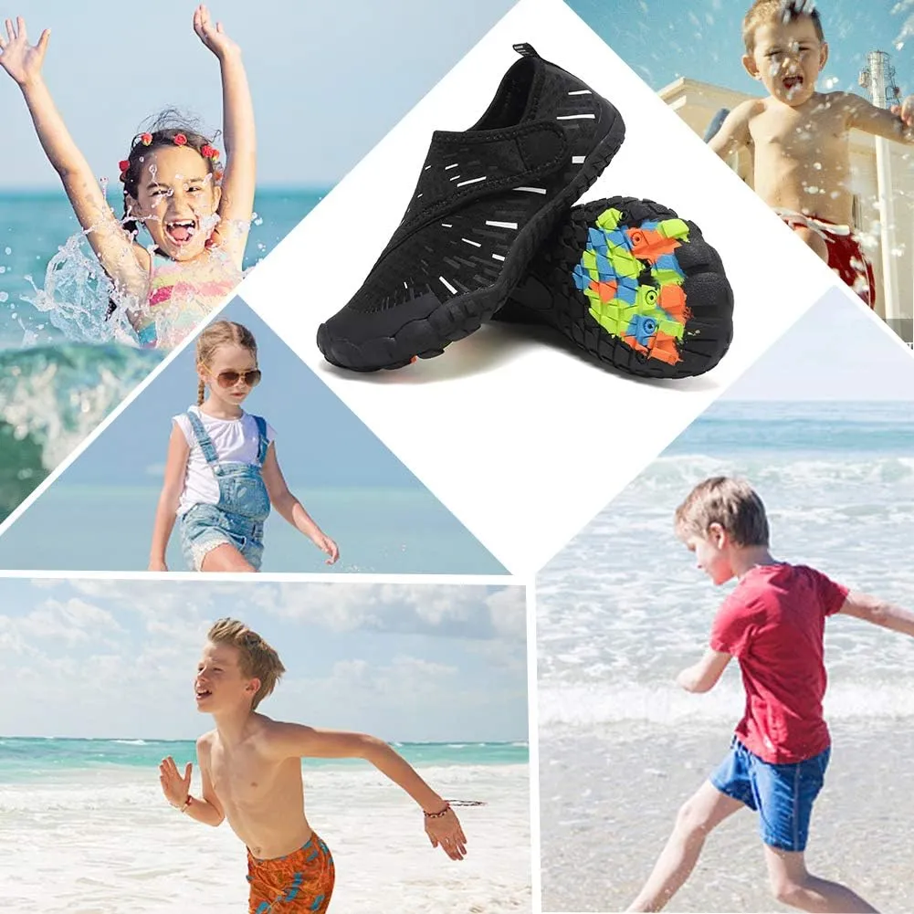 CIOR Kids Boys & Girls Water Shoes Sports Aqua Athletic Sneakers Lightweight Sport Fast Dry Shoes(Toddler/Little Kid/Big Kid)