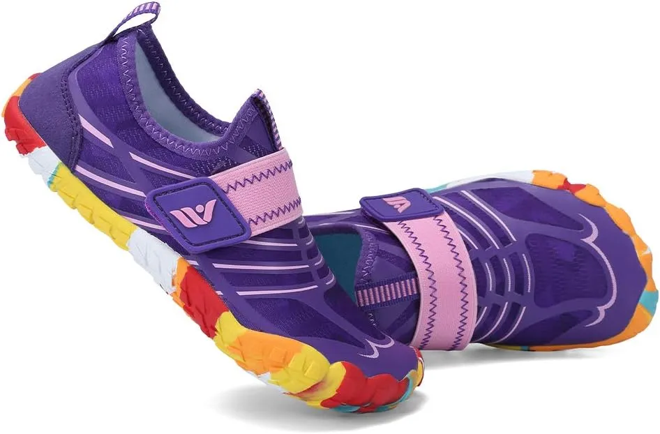 CIOR Kids Boys & Girls Water Shoes Sports Aqua Athletic Sneakers Lightweight Sport Fast Dry Shoes(Toddler/Little Kid/Big Kid)