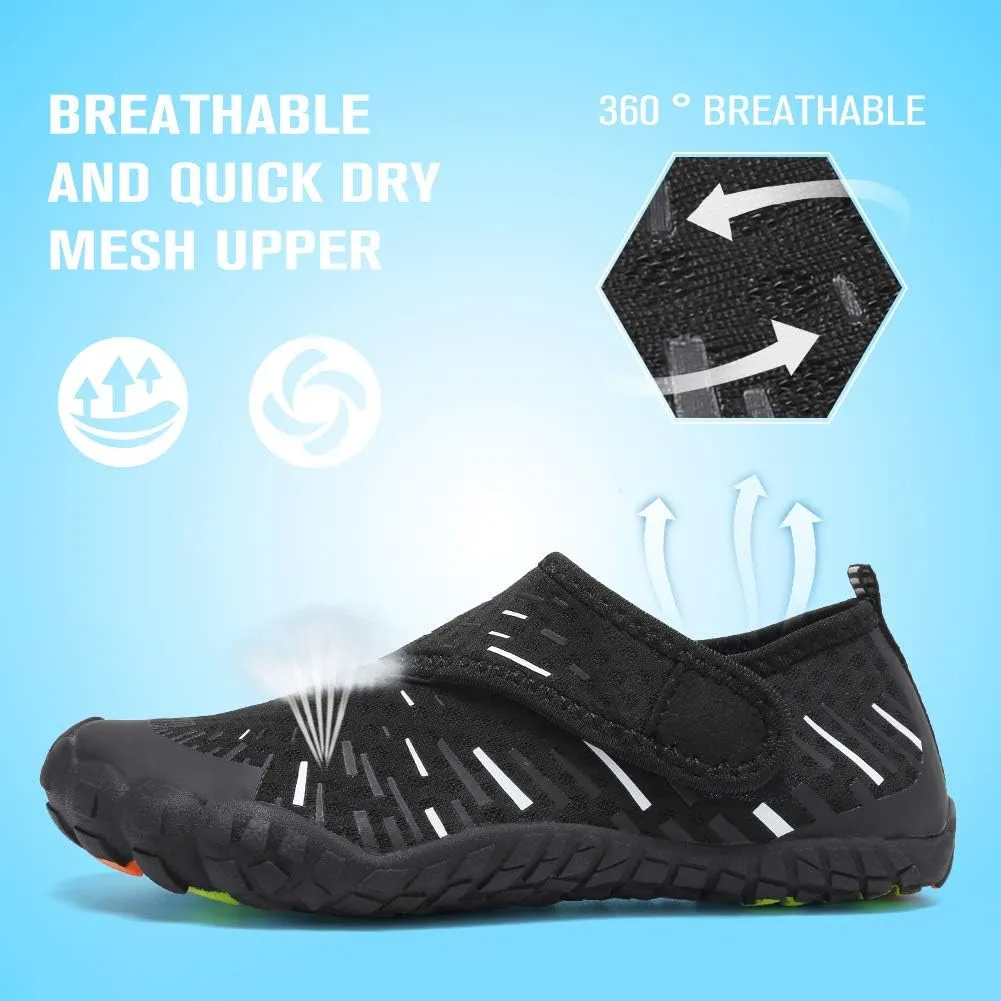 CIOR Kids Boys & Girls Water Shoes Sports Aqua Athletic Sneakers Lightweight Sport Fast Dry Shoes(Toddler/Little Kid/Big Kid)