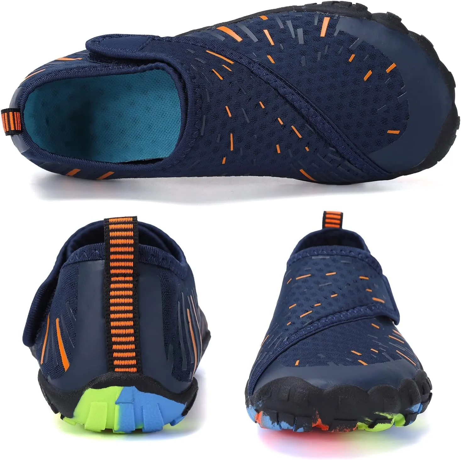 CIOR Kids Boys & Girls Water Shoes Sports Aqua Athletic Sneakers Lightweight Sport Fast Dry Shoes(Toddler/Little Kid/Big Kid)