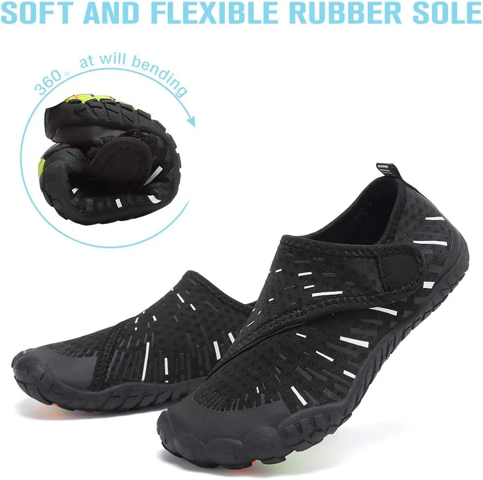 CIOR Kids Boys & Girls Water Shoes Sports Aqua Athletic Sneakers Lightweight Sport Fast Dry Shoes(Toddler/Little Kid/Big Kid)
