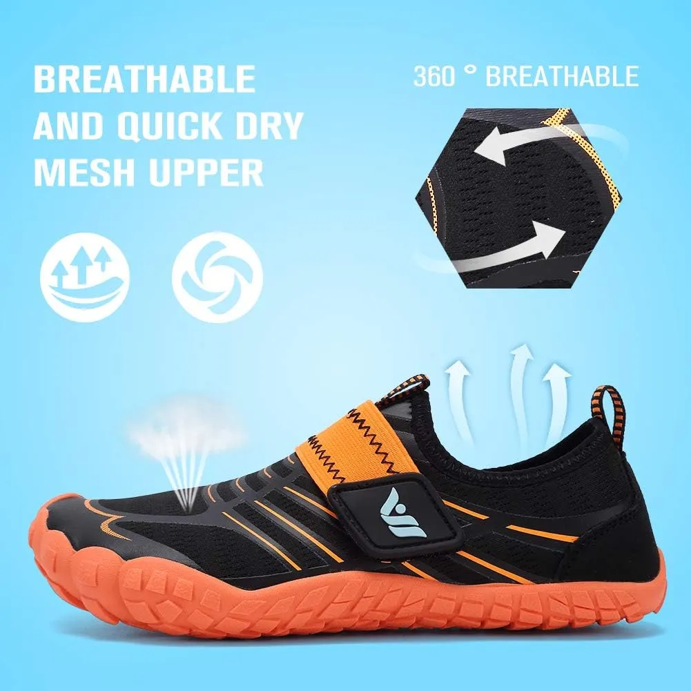 CIOR Kids Boys & Girls Water Shoes Sports Aqua Athletic Sneakers Lightweight Sport Fast Dry Shoes(Toddler/Little Kid/Big Kid)