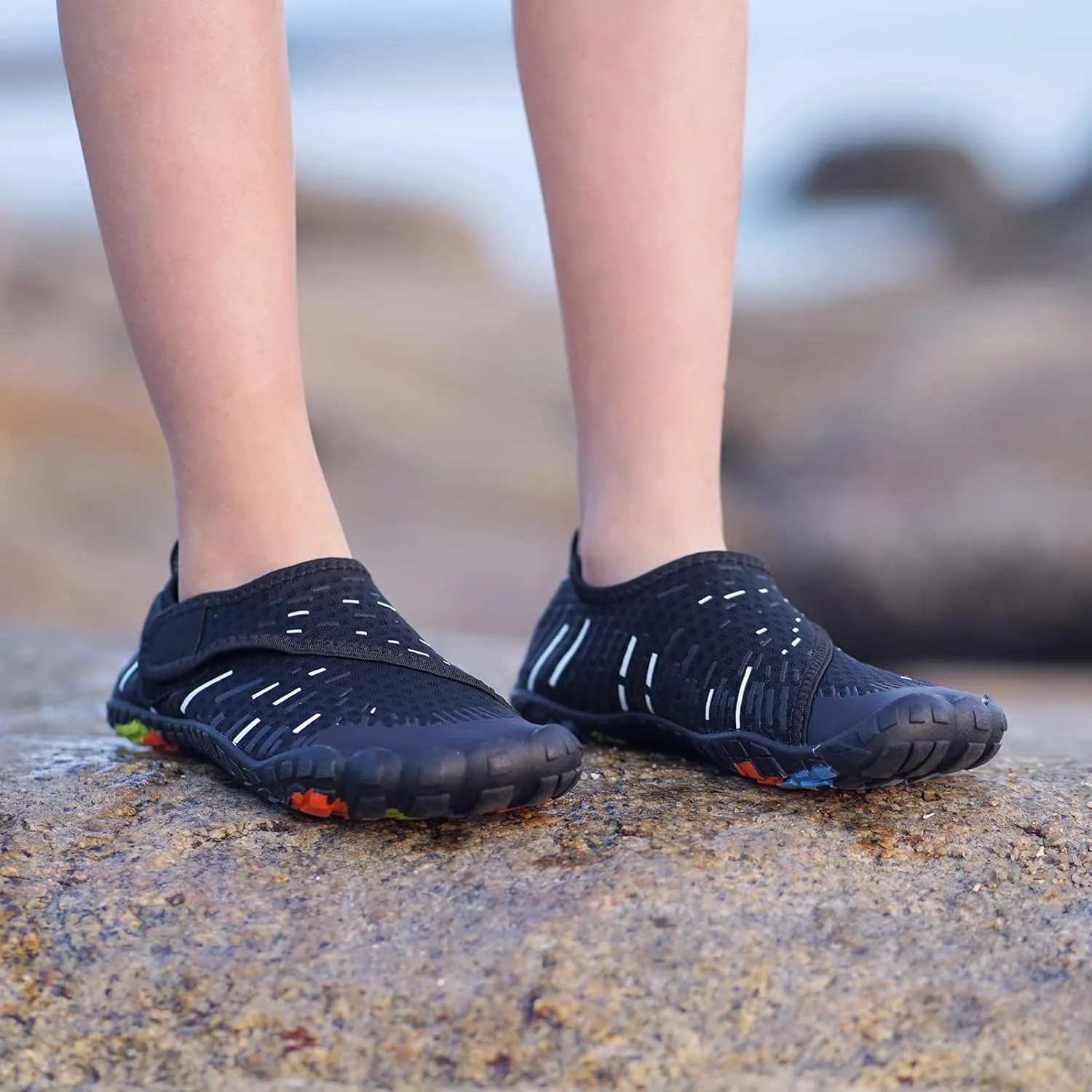 CIOR Kids Boys & Girls Water Shoes Sports Aqua Athletic Sneakers Lightweight Sport Fast Dry Shoes(Toddler/Little Kid/Big Kid)
