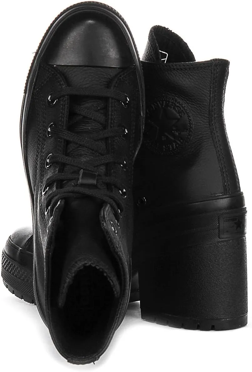 Converse A06145C Men's Chuck 70 De Luxe Heel Leather Heeled Ankle Boots