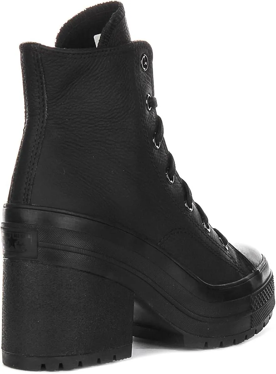 Converse A06145C Men's Chuck 70 De Luxe Heel Leather Heeled Ankle Boots