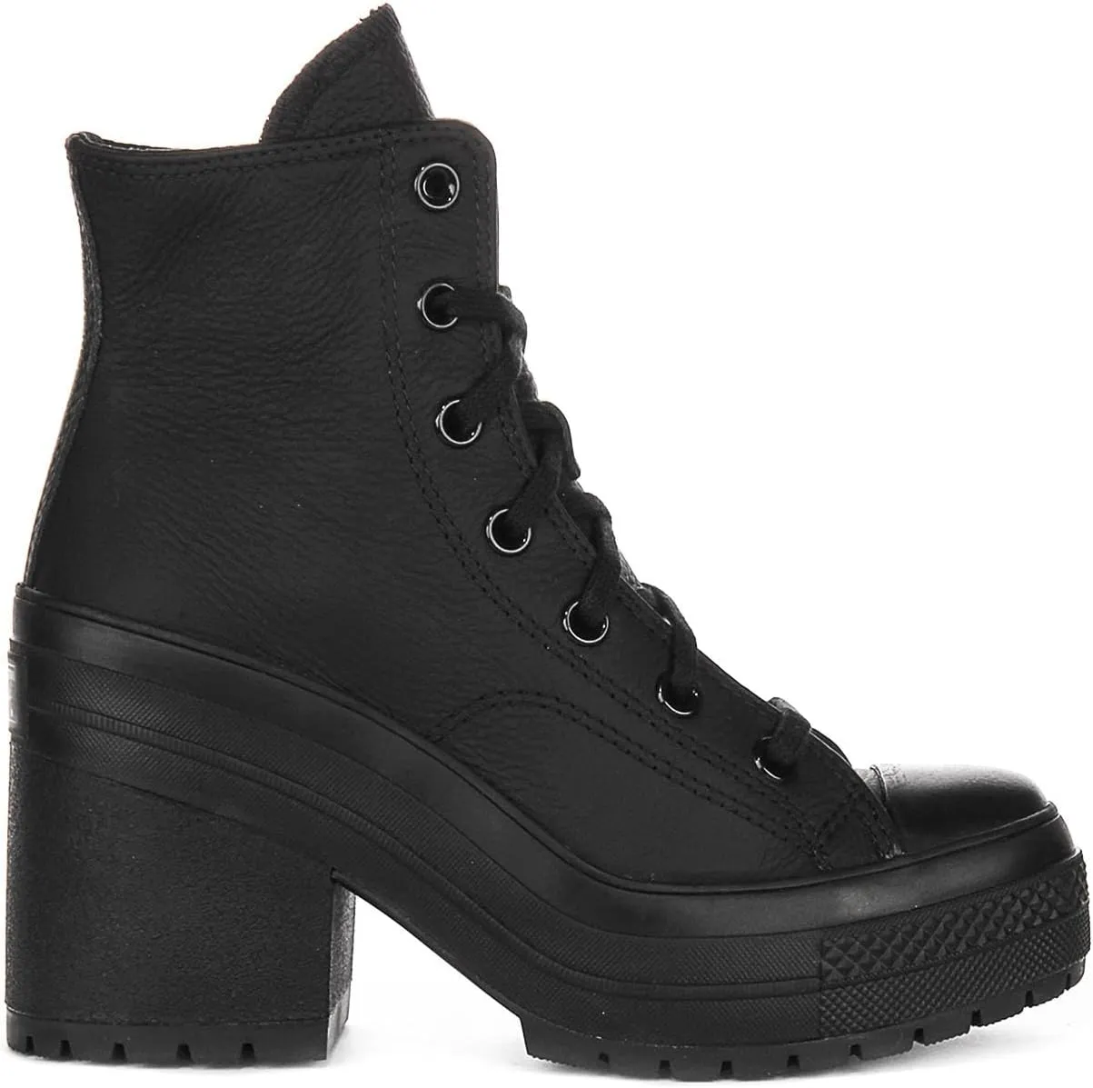 Converse A06145C Men's Chuck 70 De Luxe Heel Leather Heeled Ankle Boots