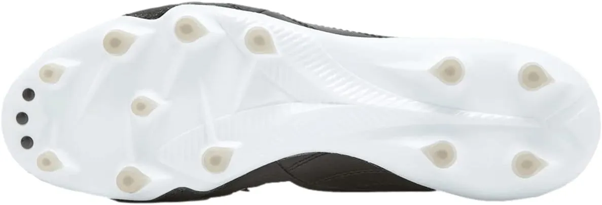 Diadora Brasil Elite 2 Tech ITA LPX Firm Ground Cleats - Premium Quality Leather, Lightweight, Made in Italy Soccer Shoes (Black/White) (Blue/White)