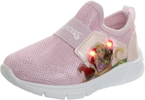 Disney Girls Princess Characters Light Up Laceless Shoes (Toddler/Little Girl)